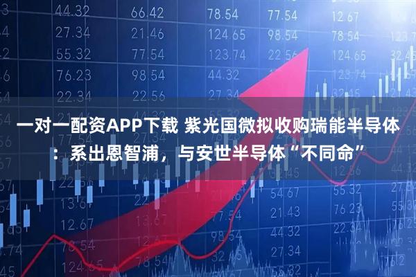 一对一配资APP下载 紫光国微拟收购瑞能半导体：系出恩智浦，与安世半导体“不同命”