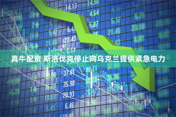 真牛配资 斯洛伐克停止向乌克兰提供紧急电力